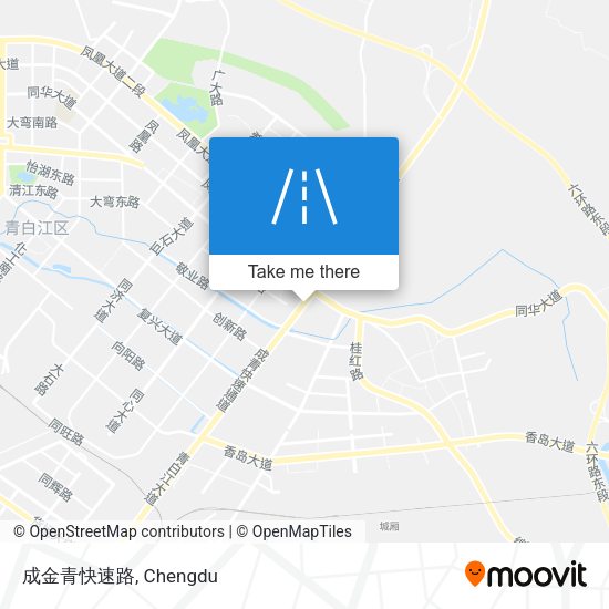 成金青快速路 map