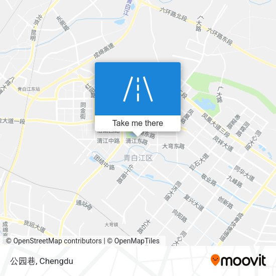 公园巷 map