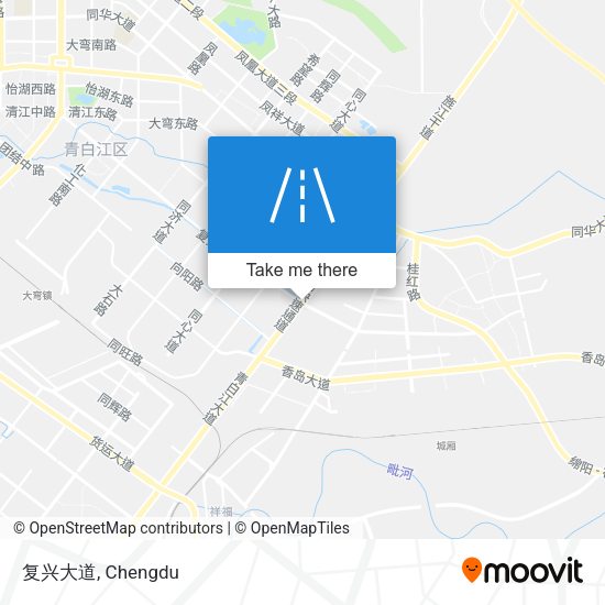 复兴大道 map