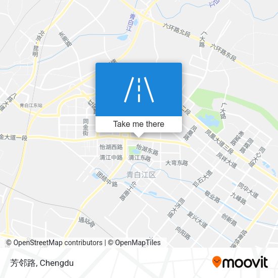 芳邻路 map