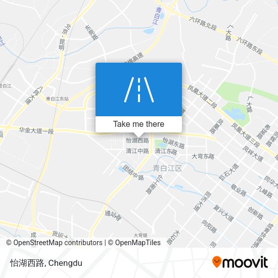 怡湖西路 map