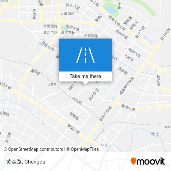 黄金路 map