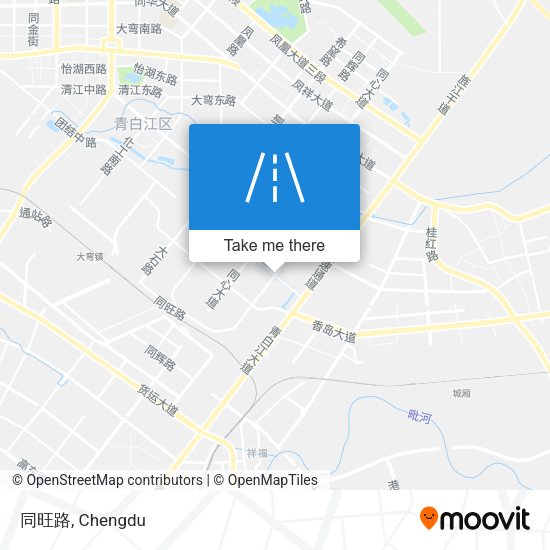 同旺路 map
