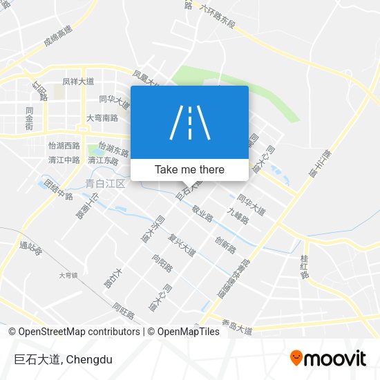 巨石大道 map