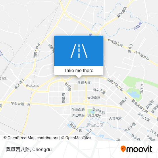 凤凰西八路 map