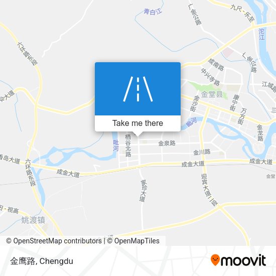金鹰路 map
