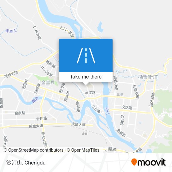 沙河街 map
