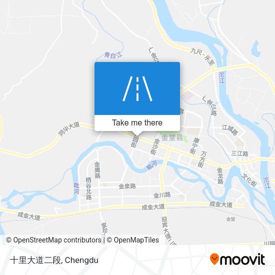 十里大道二段 map