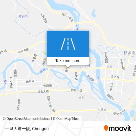 十里大道一段 map