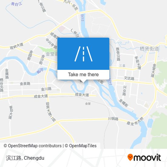 滨江路 map