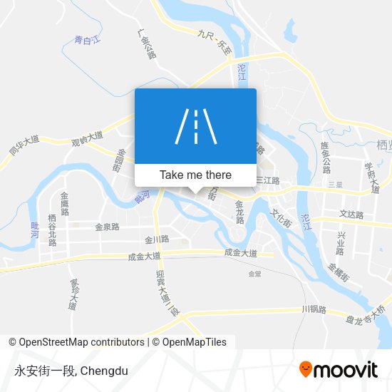 永安街一段 map