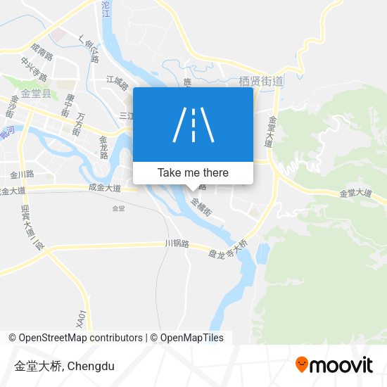 金堂大桥 map