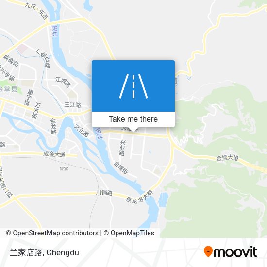 兰家店路 map