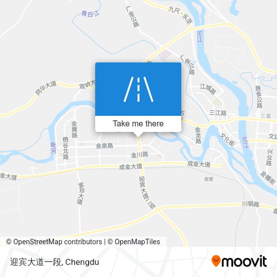 迎宾大道一段 map