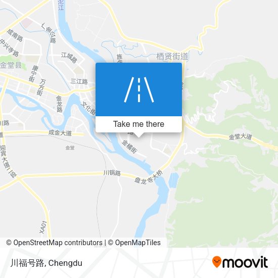 川福号路 map