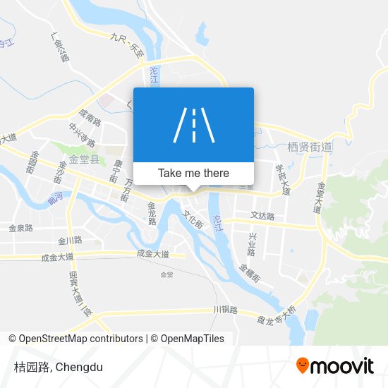 桔园路 map