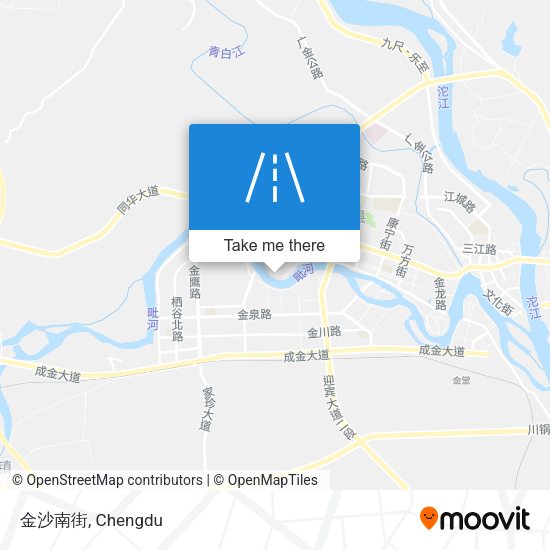 金沙南街 map