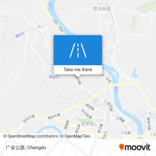 广金公路 map