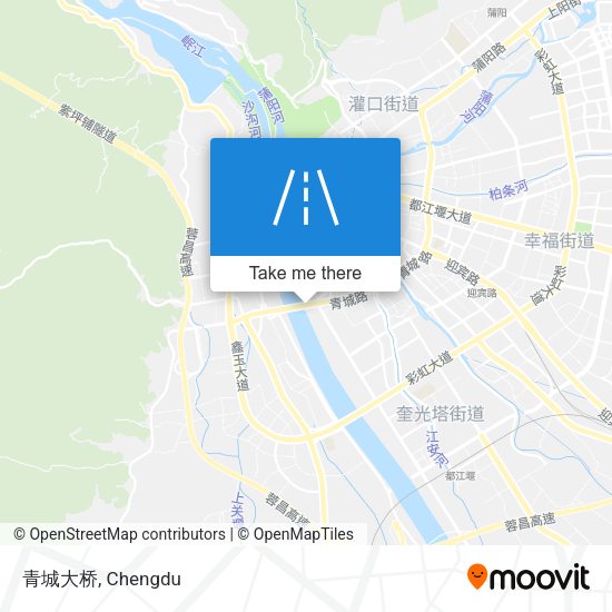 青城大桥 map