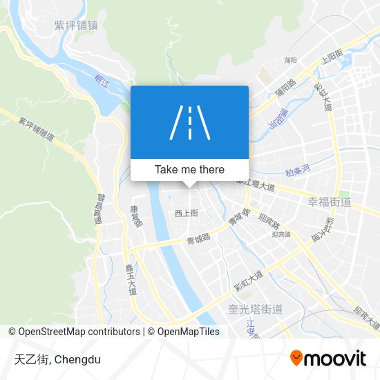天乙街 map