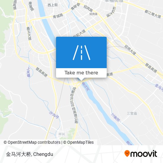 金马河大桥 map