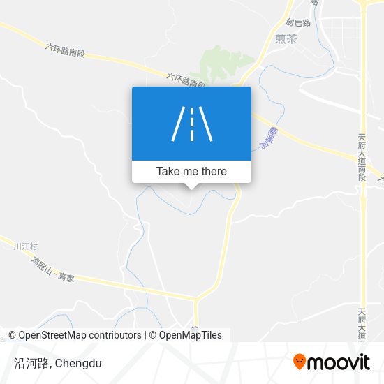 沿河路 map