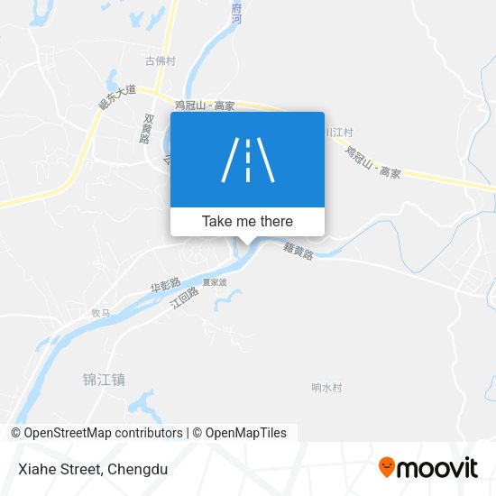 Xiahe Street map
