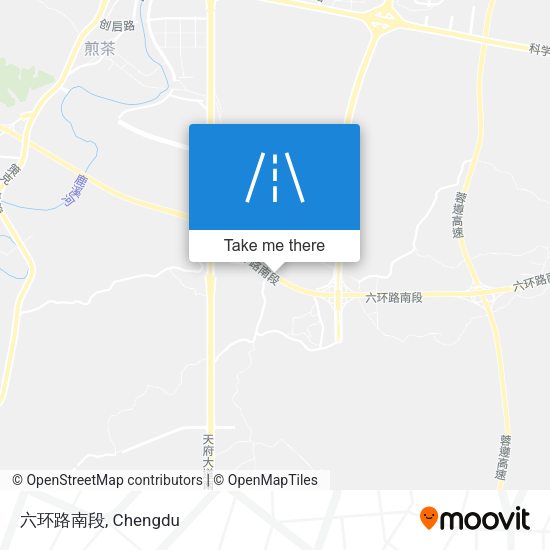 六环路南段 map