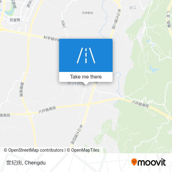 世纪街 map