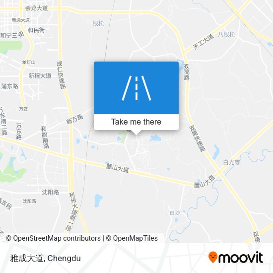 雅成大道 map