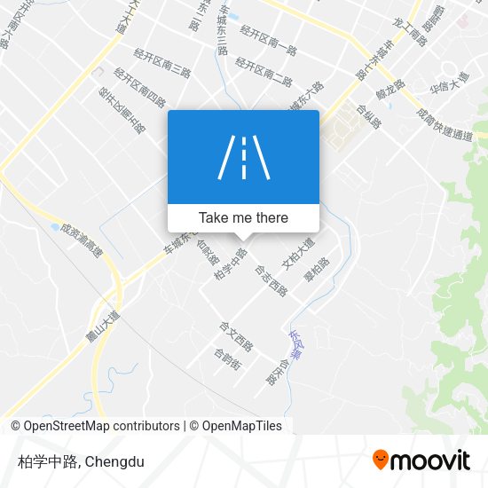 柏学中路 map