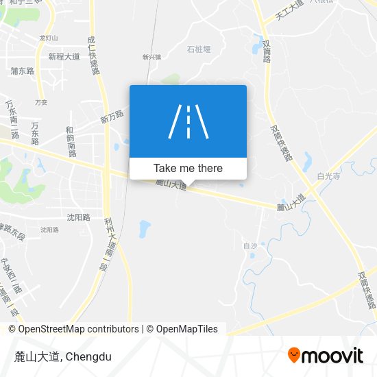 麓山大道 map