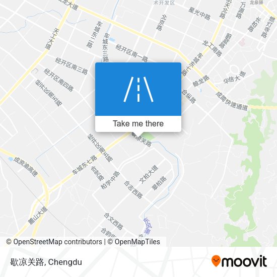 歇凉关路 map