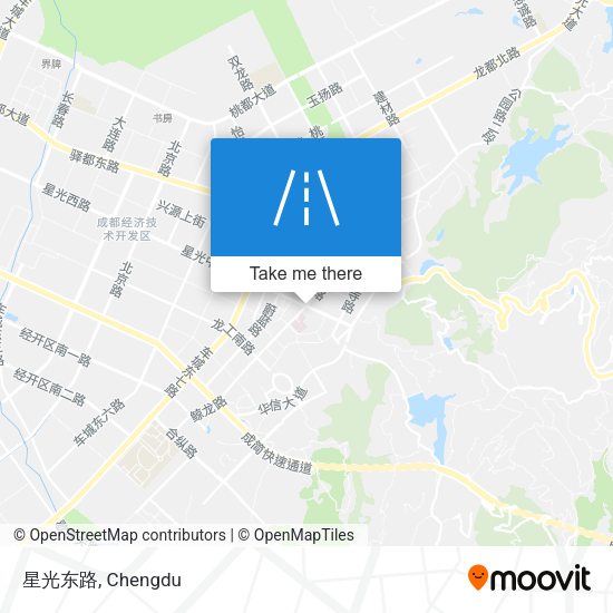 星光东路 map