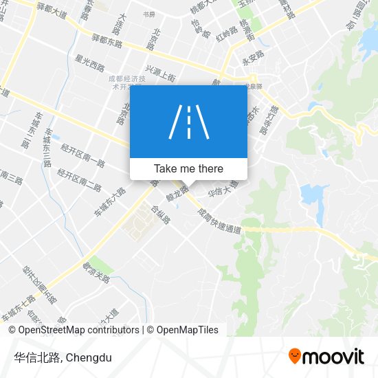 华信北路 map