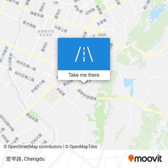 爱琴路 map