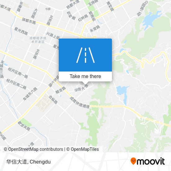 华信大道 map