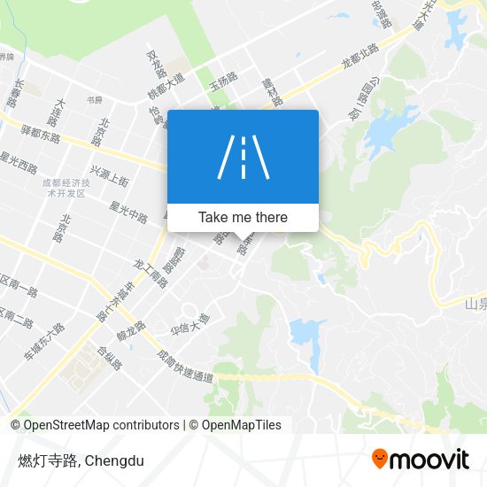 燃灯寺路 map