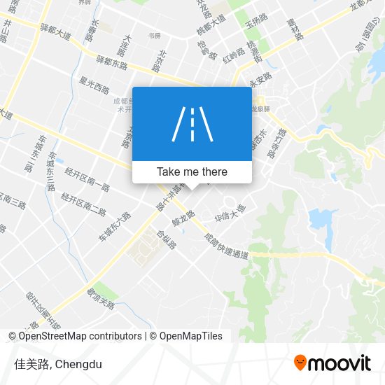 佳美路 map
