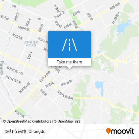 燃灯寺南路 map