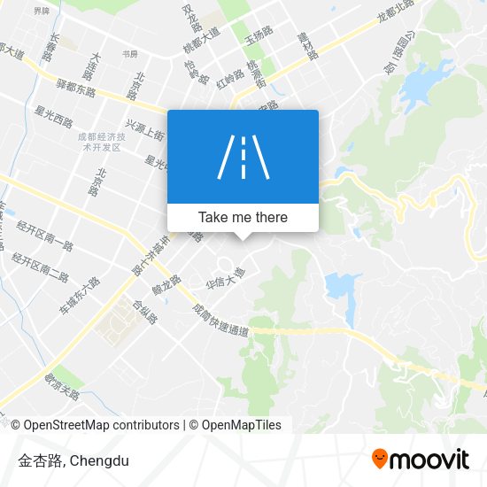 金杏路 map