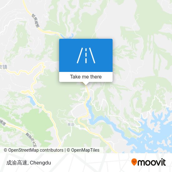成渝高速 map