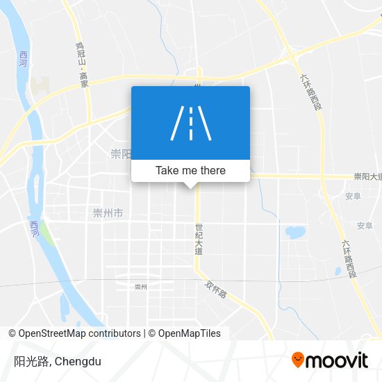 阳光路 map