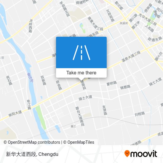 新华大道西段 map