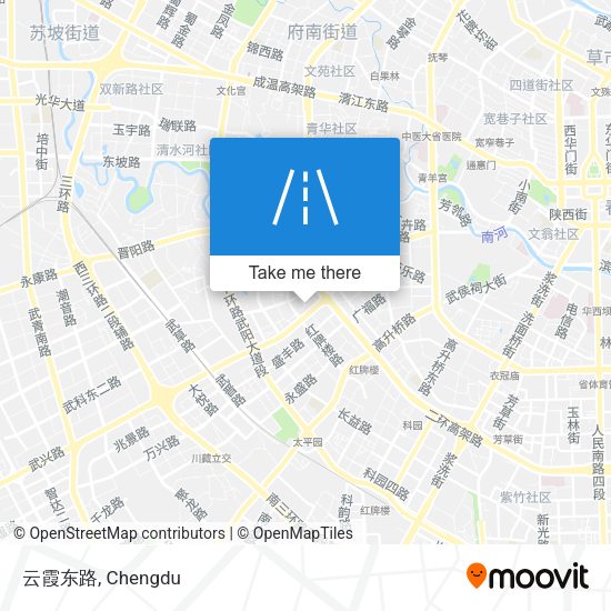 云霞东路 map
