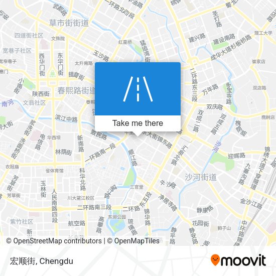 宏顺街 map