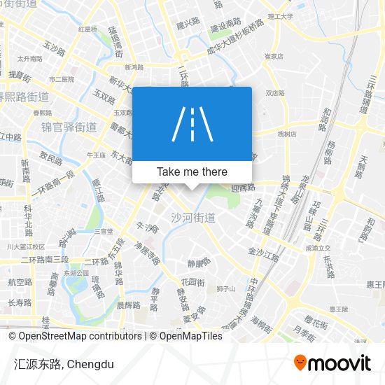 汇源东路 map