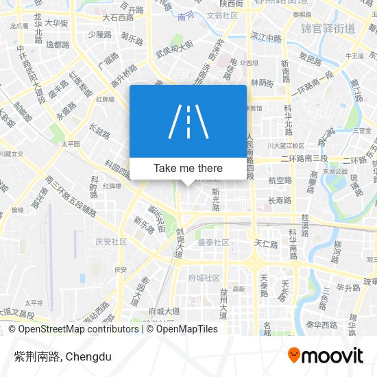 紫荆南路 map