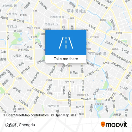 校西路 map