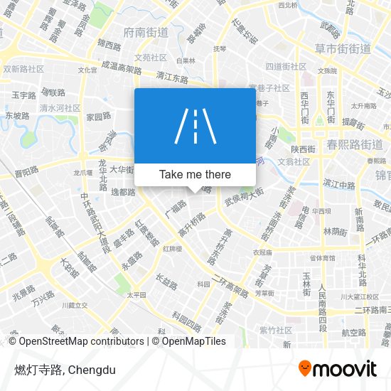 燃灯寺路 map